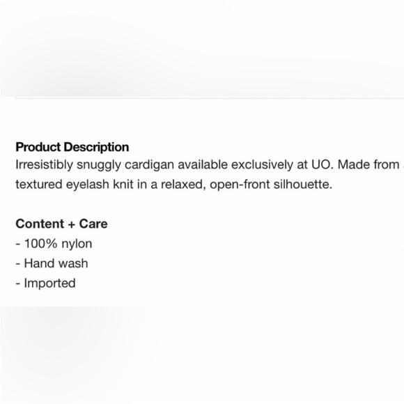 UO | Nabila | Fuzzy | Cardigan - Picture 5 of 16